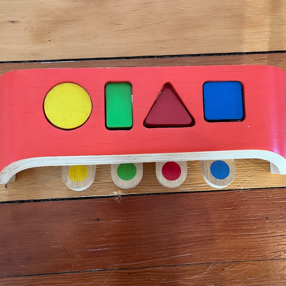 Wonderworld Bouncing Sorter Shape Blocks Piano Play  - Wooden - Eco-Friendly